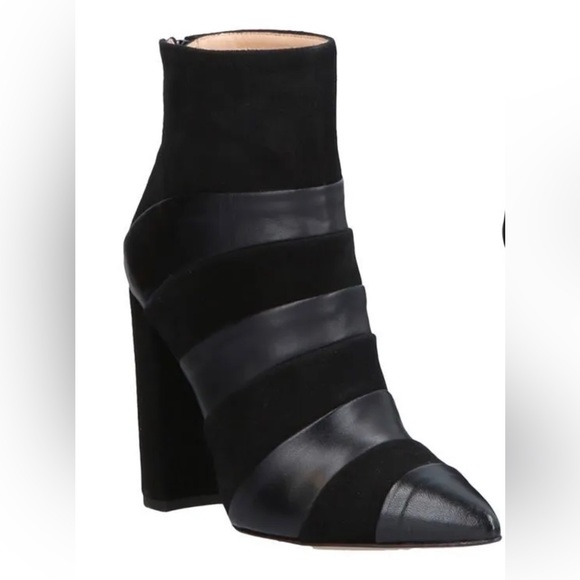 NEW Suede/Leather Booties - Picture 2 of 2